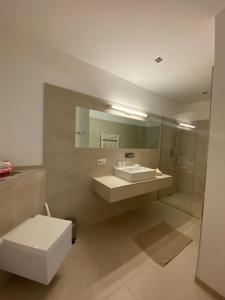 Koupelna v ubytování WS-Appartement