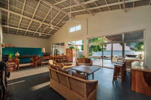 Χώρος καθιστικού στο Matumaini Guest House