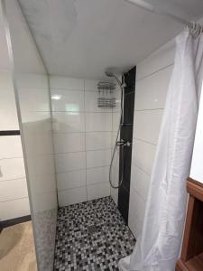 Koupelna v ubytování Ferienwohnung in Lochau