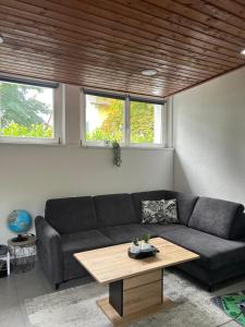 Posezení v ubytování Ferienwohnung in Lochau