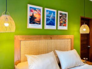 Postel nebo postele na pokoji v ubytování Locus Coliving