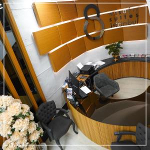A seating area at Misafir Suites 8 Istanbul