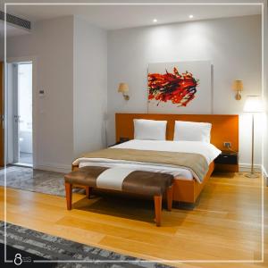 A bed or beds in a room at Misafir Suites 8 Istanbul