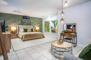 Ένα ή περισσότερα κρεβάτια σε δωμάτιο στο Rooftop Penthouse