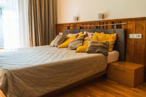 Ένα ή περισσότερα κρεβάτια σε δωμάτιο στο Resort Líšenský Dvůr