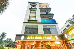 O edifício onde o hotel está situado