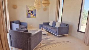 Posezení v ubytování Lalla Essaouira, Villa Najma avec piscine pour 15 personnes