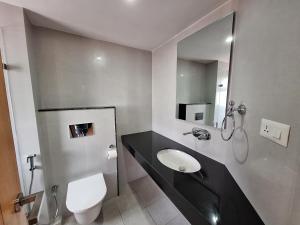 A bathroom at Lalitpur Inn