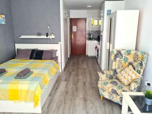Posteľ alebo postele v izbe v ubytovaní Sea view in Benalmadena