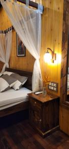 Letto o letti in una camera di Captain's Camp