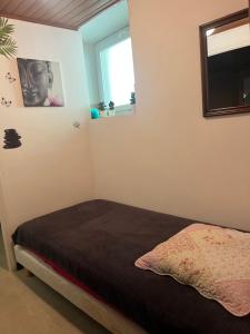 Fotografia z galérie ubytovania Détente en campagne dans le quercy une Chambre lit double et un matelas d appoint une personne dans le salon v destinácii Castelnau-Montratier