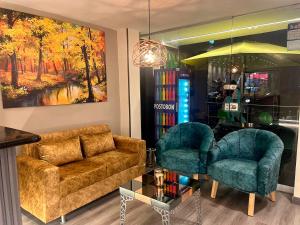 Posezení v ubytování Provenza Medellin Hotel Boutique