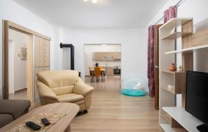 Posezení v ubytování Three-Bedroom Holiday Home In Divsici