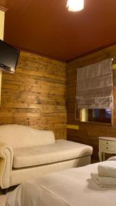 TV a/nebo společenská místnost v ubytování Ikojenia Traditional Lodge