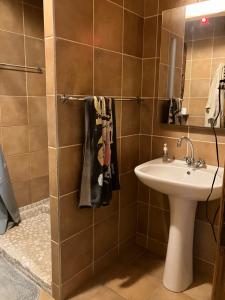Koupelna v ubytování Relais nofeer