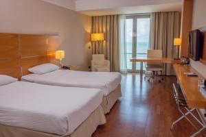 Postel nebo postele na pokoji v ubytování Anemon Kent Ordu Otel + 21 fotografií