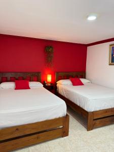Krevet ili kreveti u jedinici u okviru objekta LUTIX HOTELS