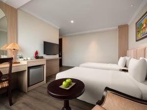 TV a/nebo společenská místnost v ubytování Minasi Premium Hotel