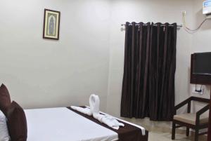 TV o dispositivi per l'intrattenimento presso Hotel Yubraj