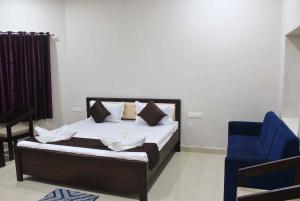 Letto o letti in una camera di Hotel Yubraj