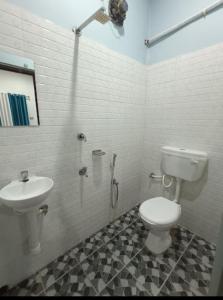 Koupelna v ubytování The Corner Inn (Lodge)