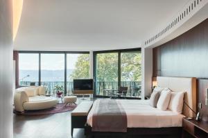 Postelja oz. postelje v sobi nastanitve The Dolder Grand - City and Spa Resort Zurich