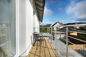 Balkón alebo terasa v ubytovaní APARTAMENTY "LA VILLA" SUPERIOR II z dwoma sypialniami, balkonem, parkingiem, blisko centrum