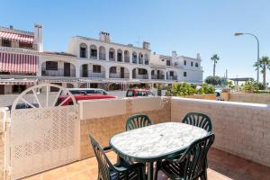 Bygningen som feriehuset ligger i