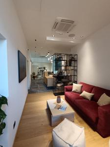 Posezení v ubytování Wine Hotel Ristorante San Carlo - Boutique Hotel & SPA