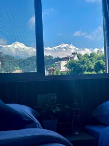 Widok na góry z tego hotelu