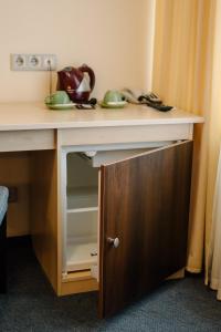 Kuchyňa alebo kuchynka v ubytovaní 7 Days Hotel Kamyanets-Podilskyi