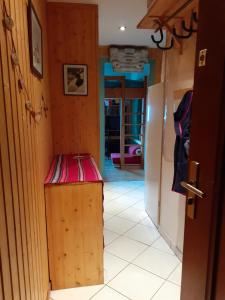 Ένα ή περισσότερα κρεβάτια σε δωμάτιο στο Appartement La mer de glace