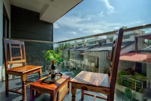 Μπαλκόνι ή βεράντα στο Luxury 2BHK Apartment Near Candolim