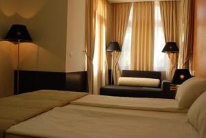 Letto o letti in una camera di Hotel Hercegovina