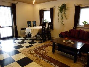 Posezení v ubytování Ferienhaus Messerschmidt