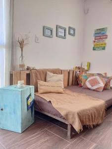 Ένα ή περισσότερα κρεβάτια σε δωμάτιο στο La Tacuarita