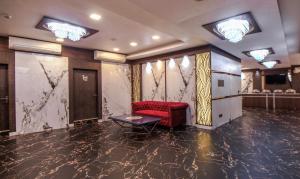 Kuchyň nebo kuchyňský kout v ubytování Hotel Orion Crystal
