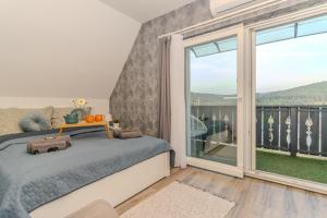 Výhľad na hory alebo výhľad na hory priamo z apartmánu