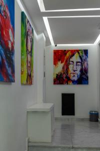 TV a/nebo společenská místnost v ubytování Casa Romita