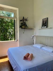 Castelo dos Tucanos Host客房内的一张或多张床位
