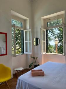 Castelo dos Tucanos Host客房内的一张或多张床位