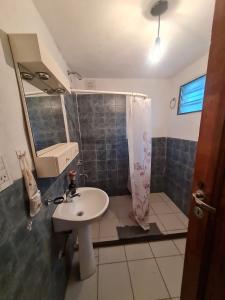 Koupelna v ubytování Cabañas los Nonitos