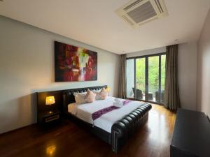 Ένα ή περισσότερα κρεβάτια σε δωμάτιο στο Fantastic SeaView 4br Private Pool Villa +42 φωτογραφίες