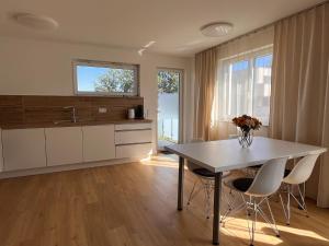 Dapur atau dapur kecil di Verweilen im Dreiländereck