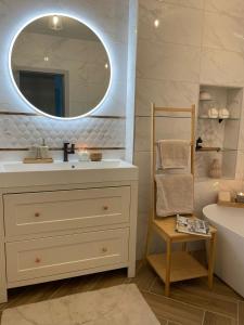 Kúpeľňa v ubytovaní Apartman Slovenská Ľupča