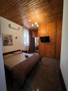 Postel nebo postele na pokoji v ubytování Complex Khutor