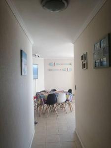 TV a/nebo společenská místnost v ubytování Departamento con vista al mar! Horcón Maitencillo