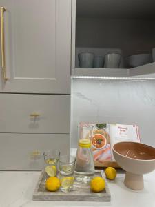 Kuchyňa alebo kuchynka v ubytovaní Apartman Slovenská Ľupča