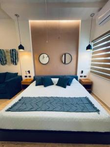 Un ou plusieurs lits dans un hébergement de l'établissement Departamento nuevo moderno tipo estudio