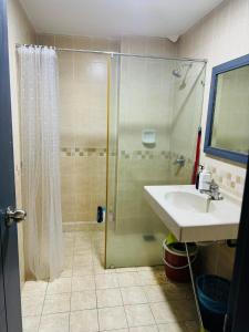 Ένα μπάνιο στο Luxury Room At Bukit Bintang